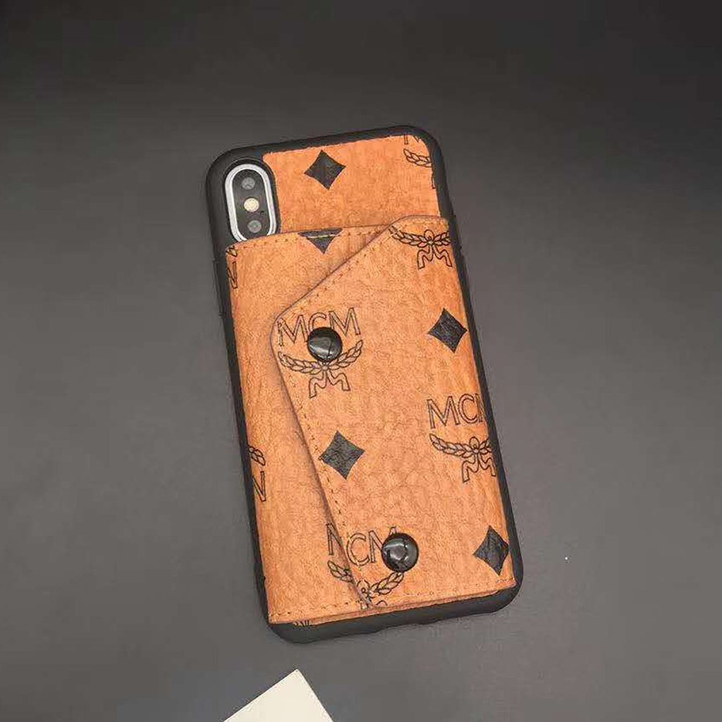 Iphone 11 Pro Max X Xs Xr Max 7 8 6 6s Plus Unique Wallet Mcm Phone Case Cover Full Protection Casing Shopee Malaysia