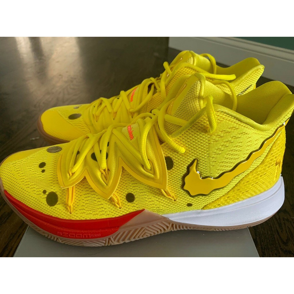 Kyrie 5 Womens Girls LOTUS PINK OPTI YELLOW Basketball
