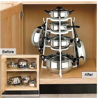  Rak  Gantung  Pan Periuk  Kuali l Pan Tree Pot Rack Cookware 