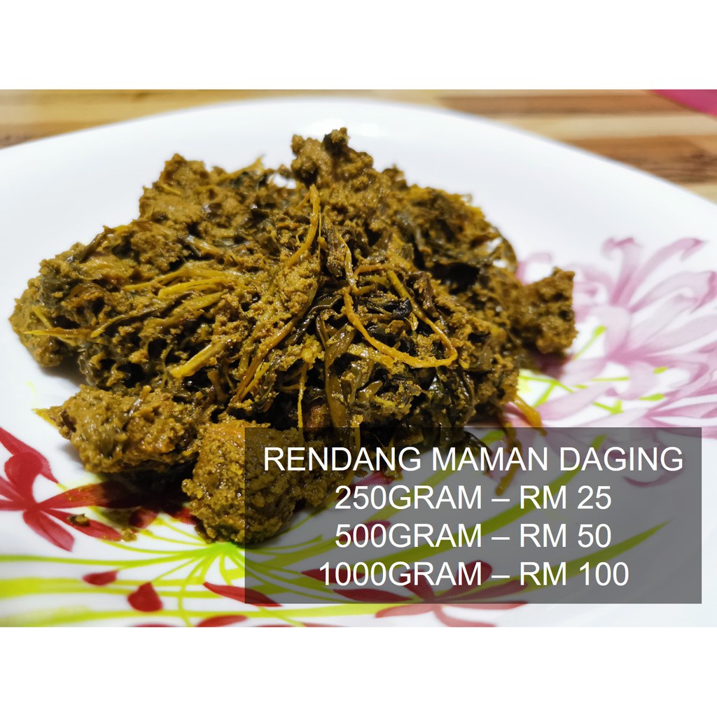 Rendang Maman Acu Original Moncheh Gemencheh Shopee Malaysia