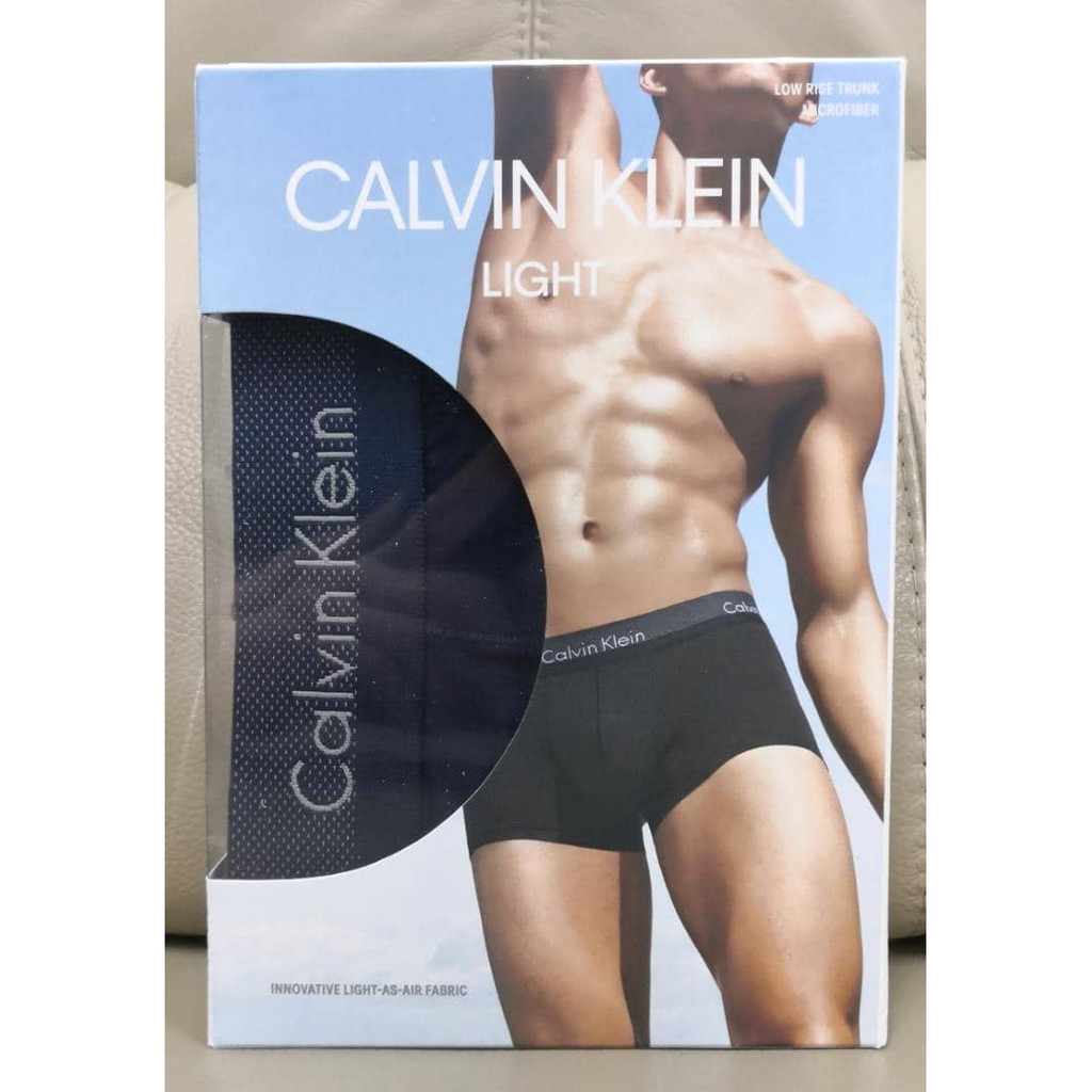 CALVIN KLEIN LIGHT Low Rise Trunk Microfiber CK Underwear CK Underwear |  Shopee Malaysia