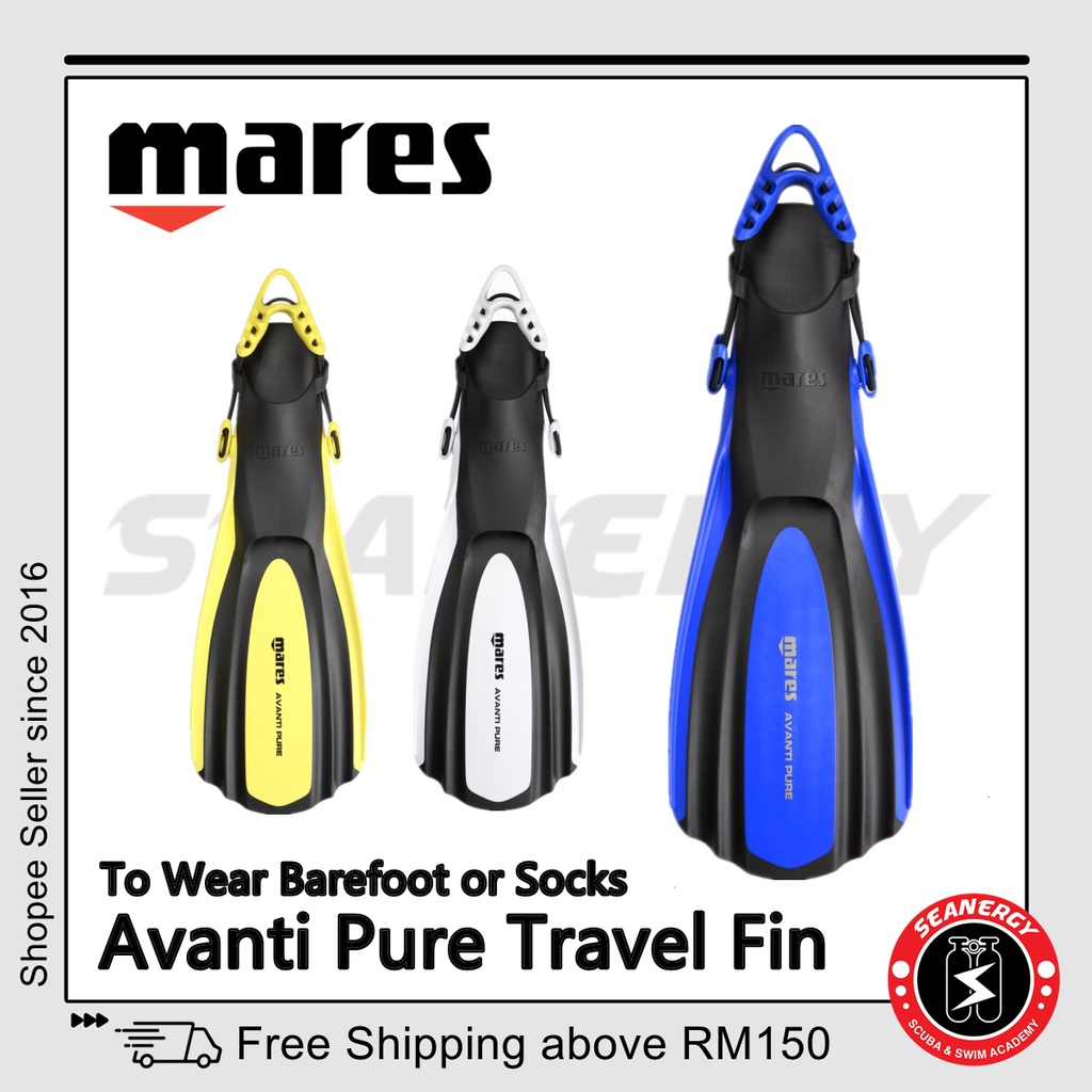 Mares Avanti Pure Fin Travel Fin Scuba Fin Diving Fin Snorkeling Fin