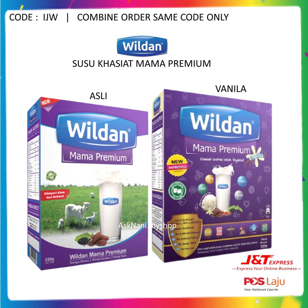 Buy Wildan Mama Premium Susu Kambing 550gm Seetracker Malaysia