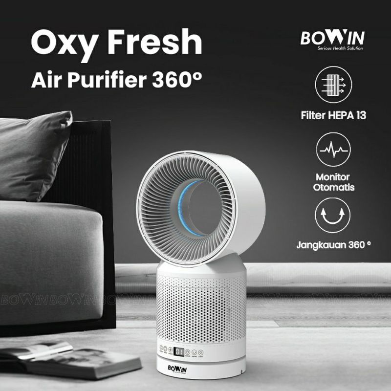 Bowin Air Purifier Oxy Fresh 360 (HEPA Filter 13 & Activated Carbon