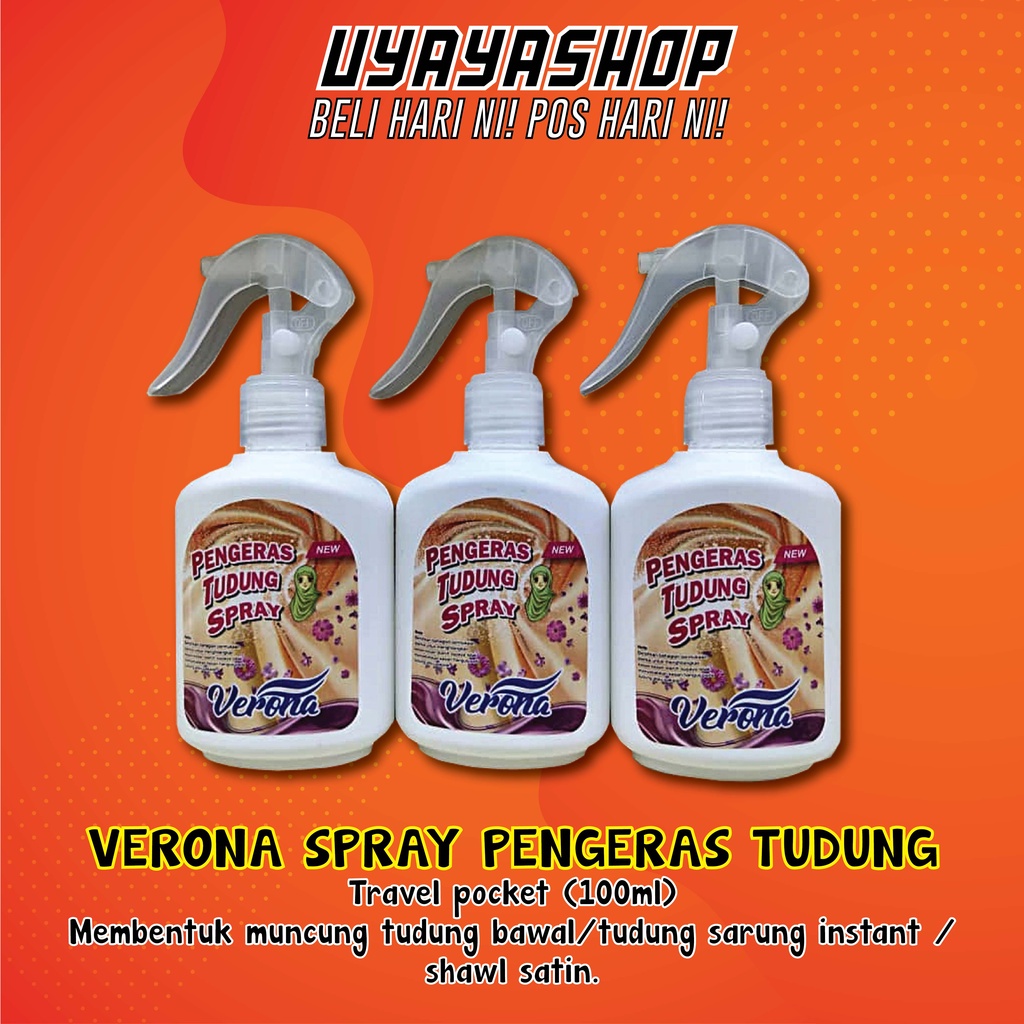 HIJAB SPRAY AWNING 100 ML PENGERAS TUDUNG MURAH HIJAB SPRAY