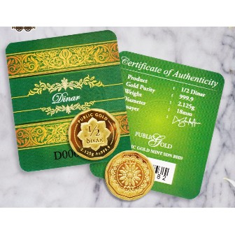 Buy Ready Stock 1 2 Dinar 2 125g Public Gold 24k Seetracker Malaysia