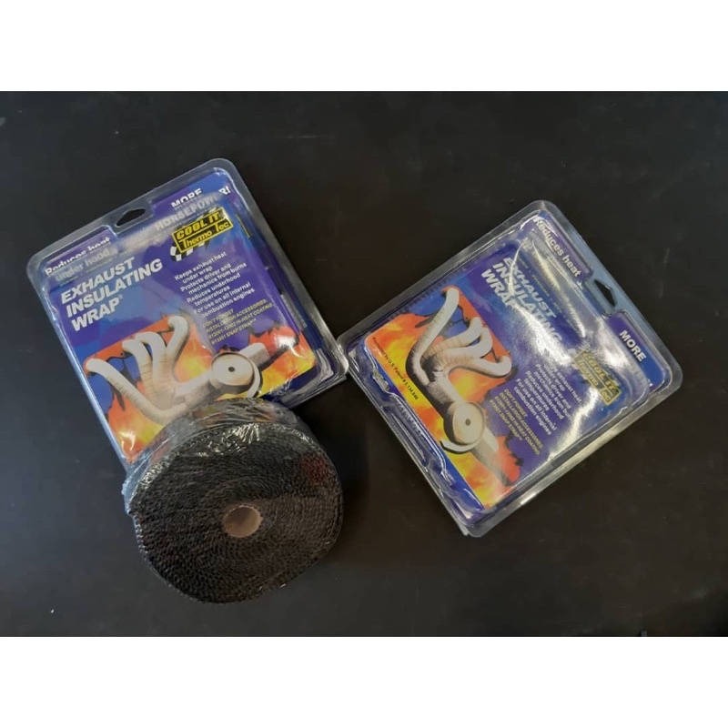 High Quality Exhaust Insulating Thermal Wrap Kain Ekzos Thermo Exhaust  Manifold Heat Wrap Zip Cable Ties Metal Strip | Shopee Malaysia