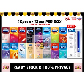 ❤️Value Raya Promotion❤️Durex Condom Each Rm7.50 [ 10pcs-12pcs ] With 50ML KY Lubricant FREE GIFT/Kondom Dgn Hadiah ❤️