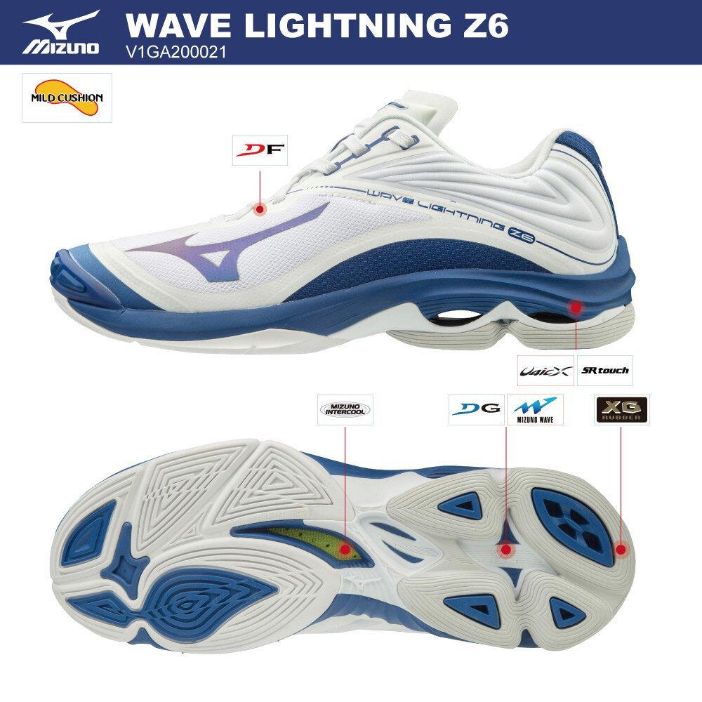 Mizuno Wave Lightning Z6 Low Volleyball Shoe V1GA200021