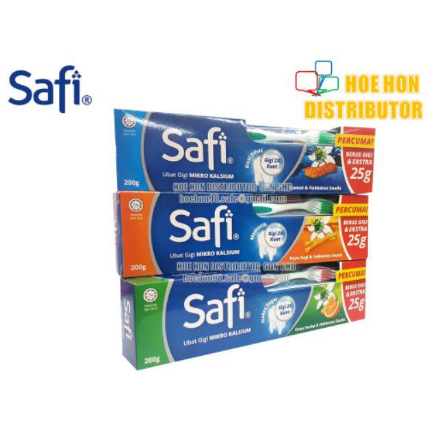 Safi Toothpaste / Ubat Gigi Kayu Sugi, Gamat, Oren Herba 