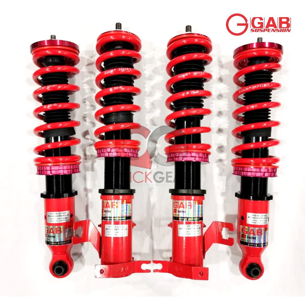 Nissan Sentra N16 2000 2006 Gab He Hilo Bodyshift Adjustable Suspension Coilover Shopee Malaysia