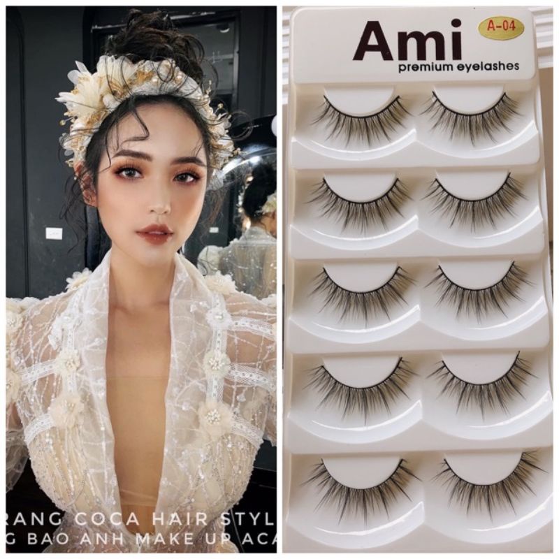 Ami Premium Mink False Eyelashes(5 Pairs/box)