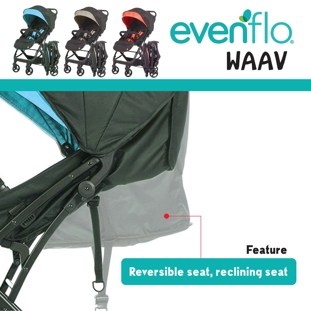 evenflo waav stroller