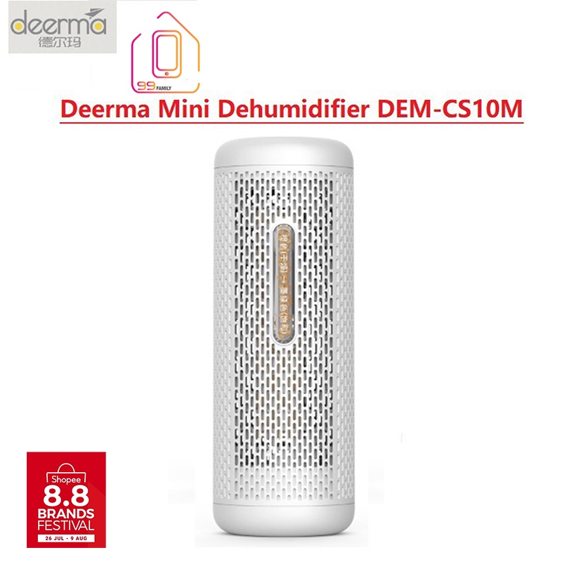Deerma Mini Dehumidifier Rechargeable Air Dryer Moist Remover 150ml  DEM-CS10M | Shopee Malaysia