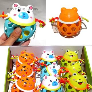 manhattan toy skwish color burst rattle and teether grasping activity toy