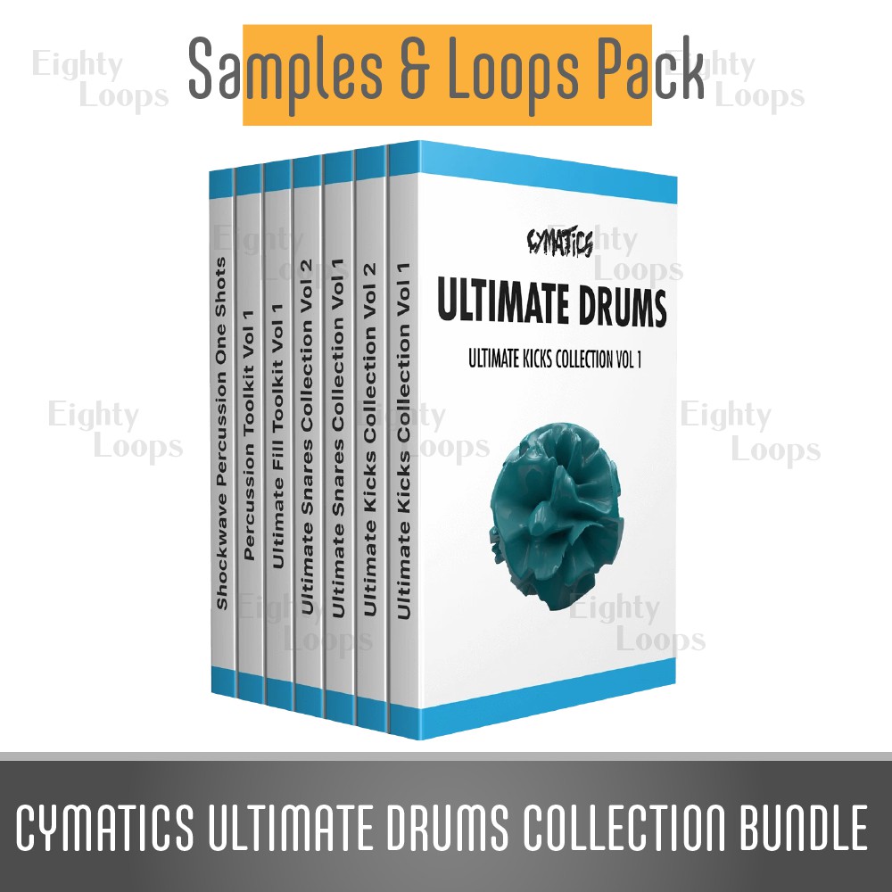 ULTIMATE DRUMS COLLECTION BUNDLE - CYMATICS (SAMPLES & LOOPS PACK ...