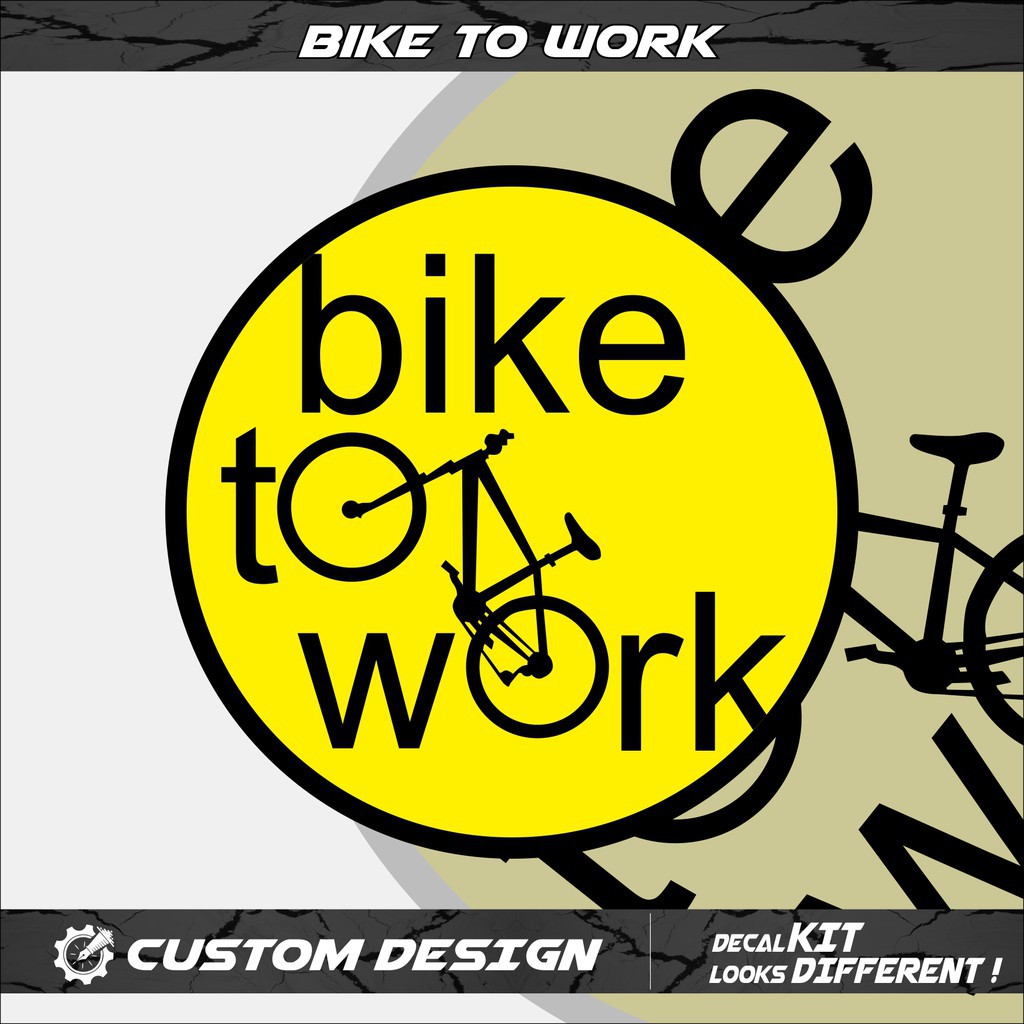 Bike To Work Sticker Decal B2w Folding Bicycle Mtb Folding Bike Roadbike Premium Quality Stiker Bike To Work Sticker Decal B2w Sepeda Lipat Mtb Folding Bike Roadbike Premium Quality Shopee Malaysia