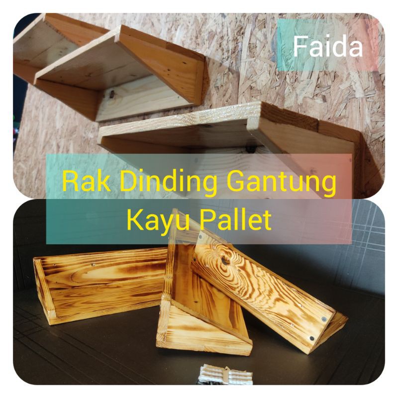 Rak Dinding Gantung Pallet