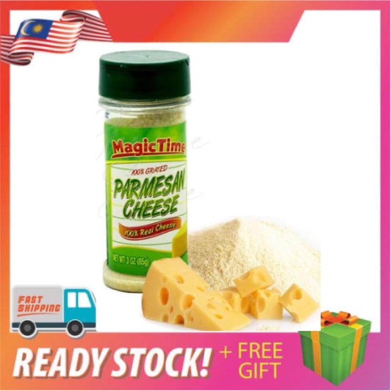 Buy Magic Time 100 Grated Parmesan Cheese Powder 100 Real Cheese 85g Seetracker Malaysia