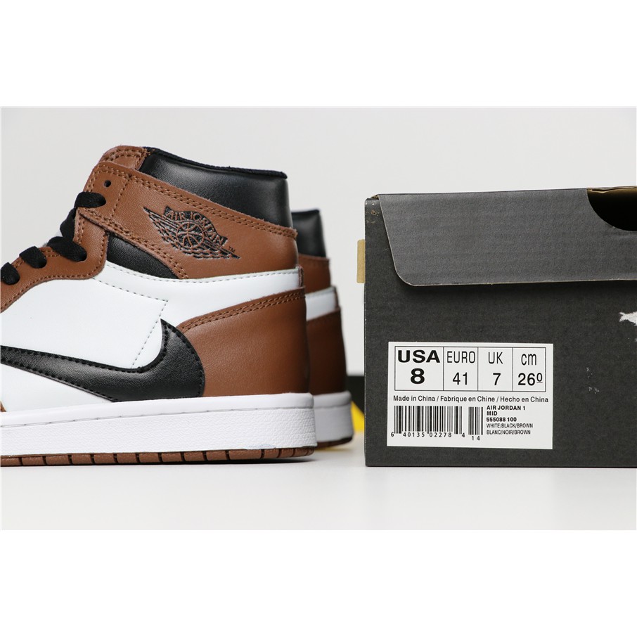 air jordan 1 mid brown