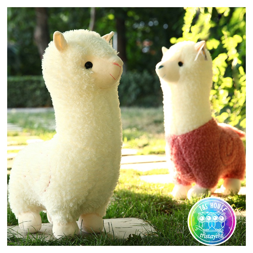 46cm New Alpaca Llama Stuffed Animal Toys Cartoon Plush Doll Gift For Kids 