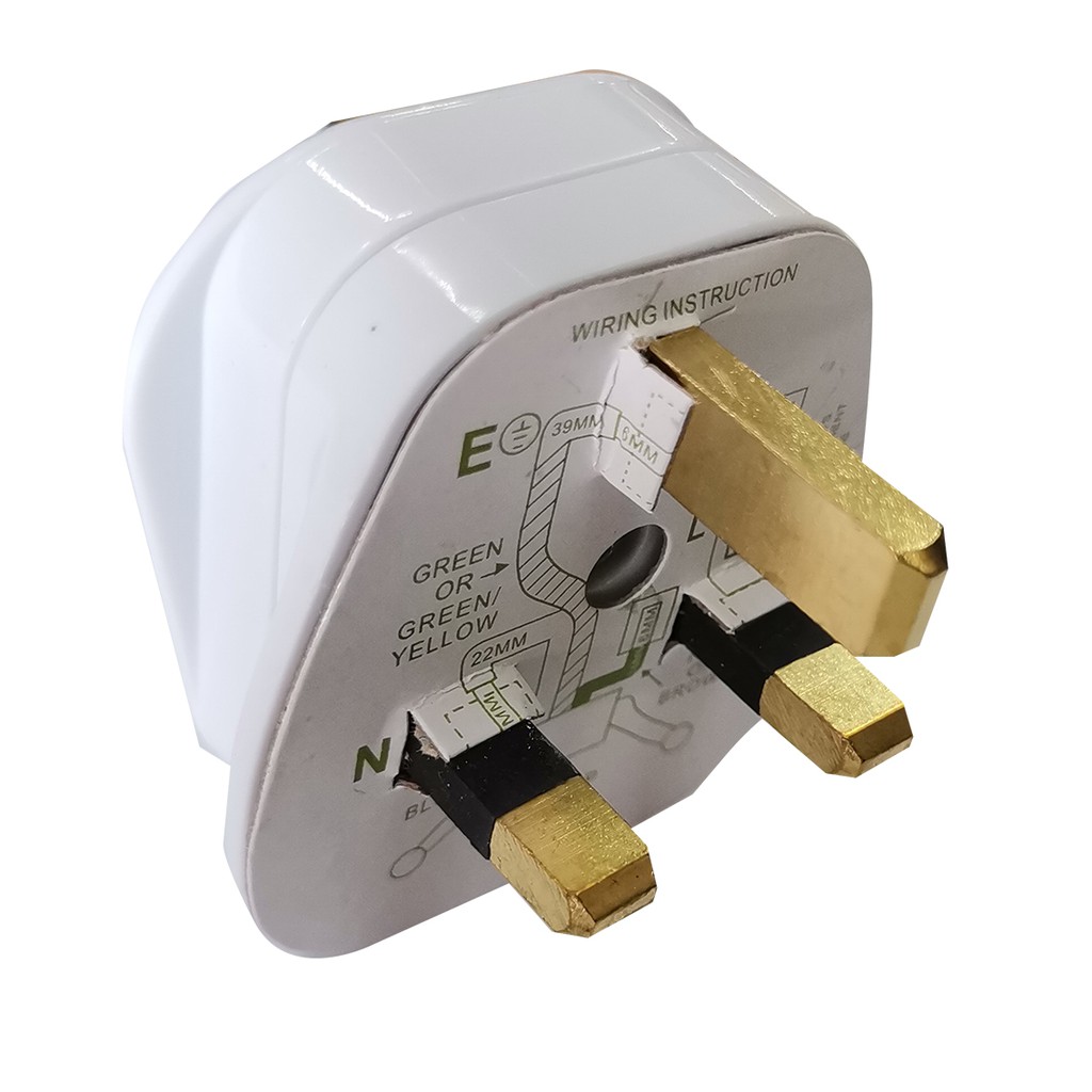 kepala plug 3 pin bulat