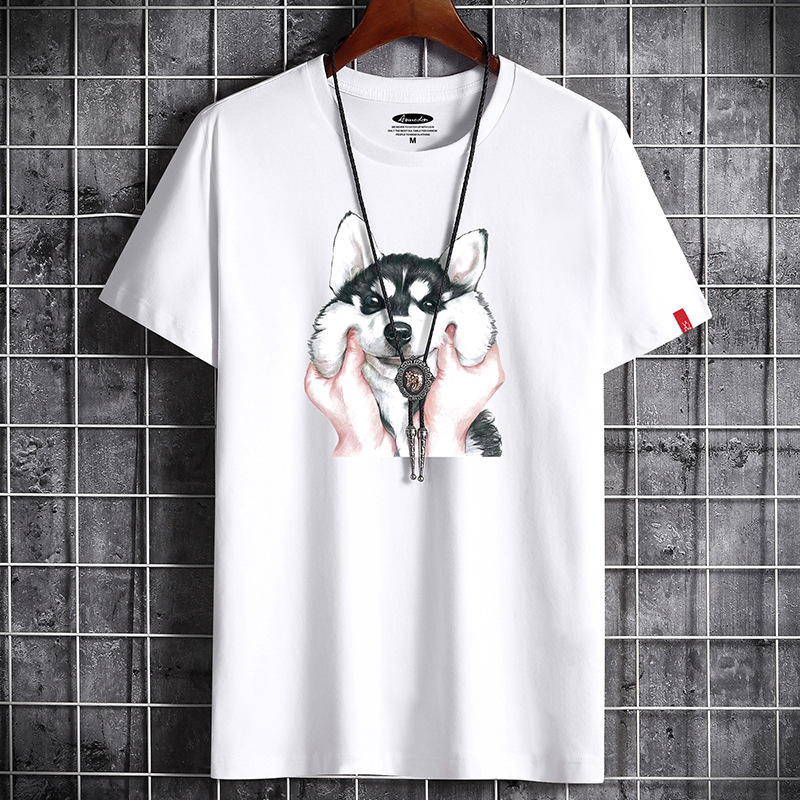 Short Sleeve T Shirt Men S Summer Korean Fashion Half Sleeve Students Wholesale Loose Casual Fashion Brand Couple T Shirt Men S Wear Shopee Malaysia