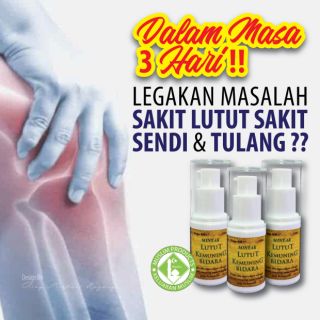 PENAWAR SAKIT LUTUT, SAKIT SENDI, GOUT DAN SAKIT OTOT 