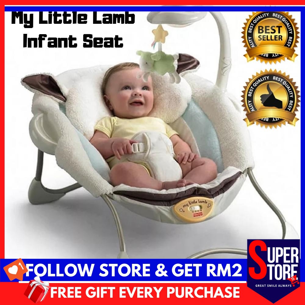 lamb baby bouncer