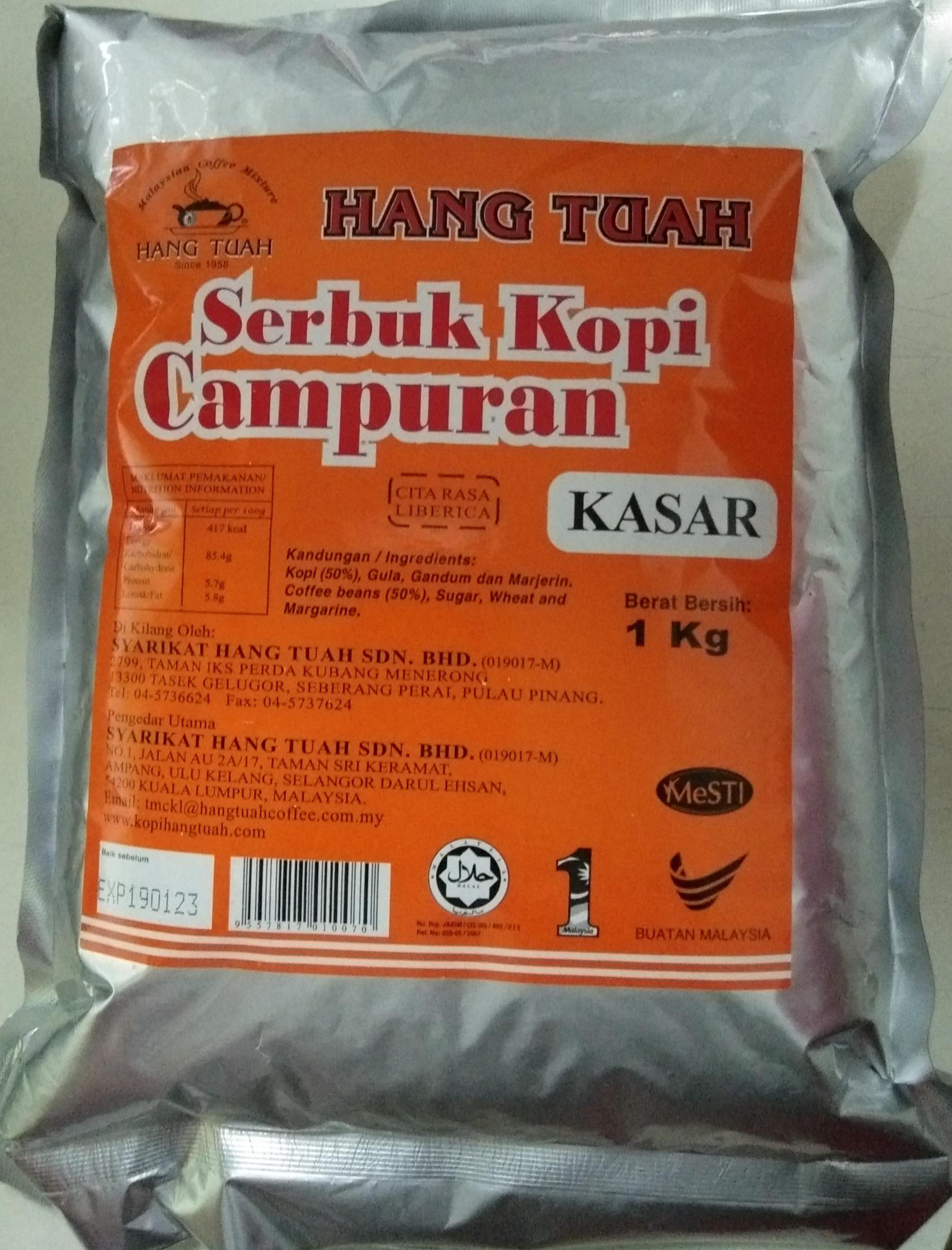 Buy Hang Tuah Serbuk Kopi Campuran Kasar 1kg Seetracker Malaysia