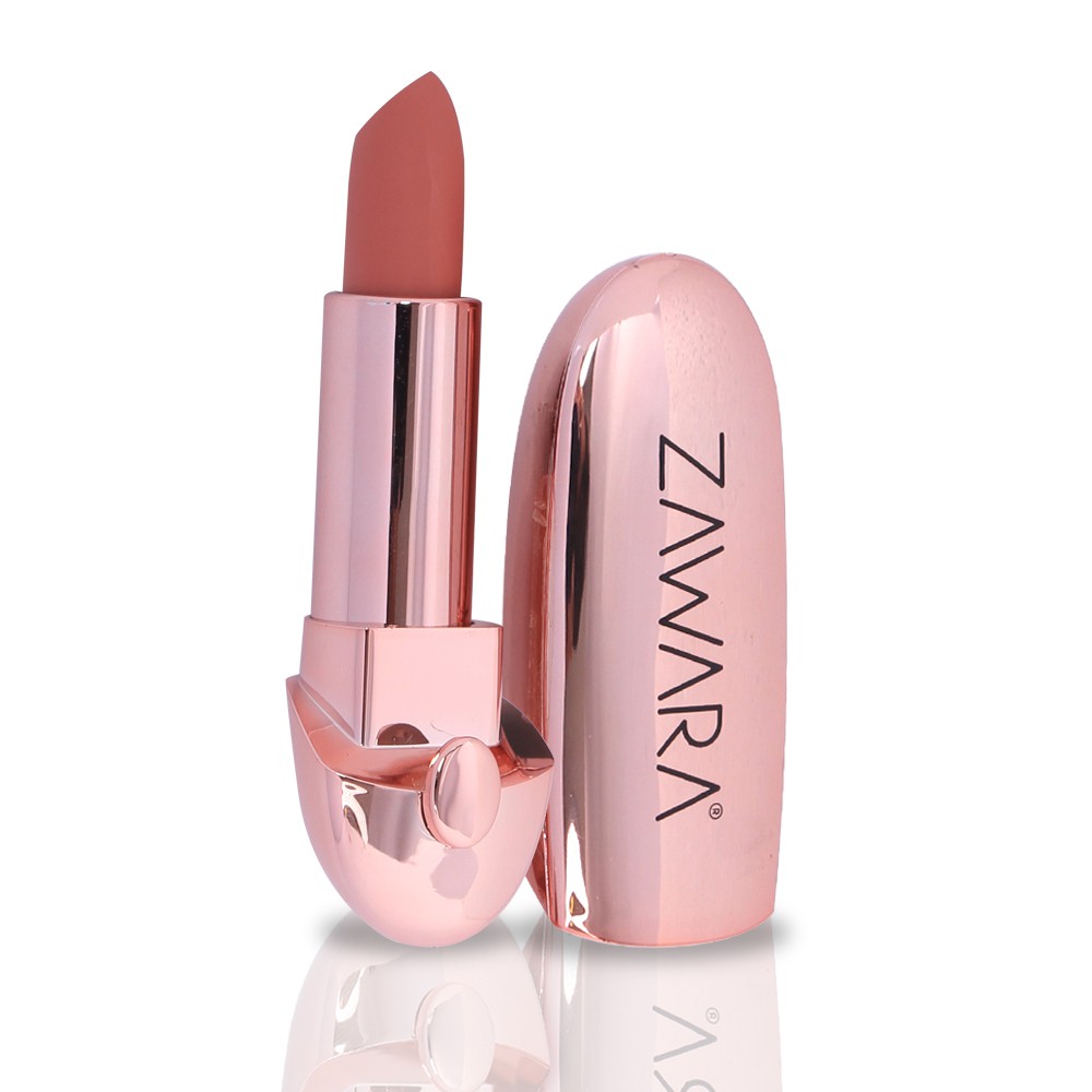 ZAWARA LIPSTIC MATTE NUDE BERRY DELICIOUS - HALAL WUDHUK FRIENDLY