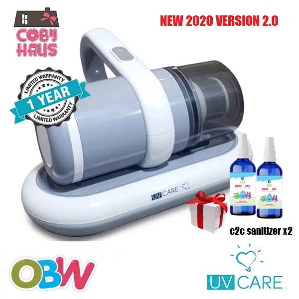 (New Version) Coby UV Care Dual Power UV Vacuum Coby Haus Bed Vacuum ...