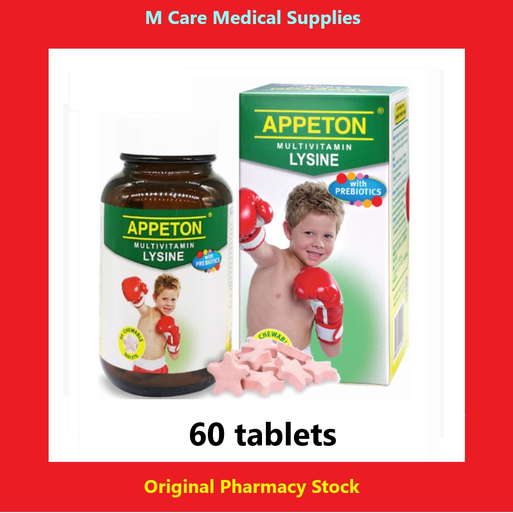 Appeton Multivitamin Lysine with Prebiotics Chewable Tablets (60's