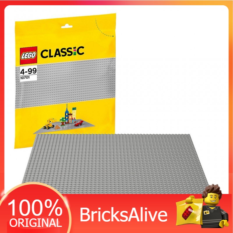 [BricksAlive] LEGO CLASSIC Gray Base Plate