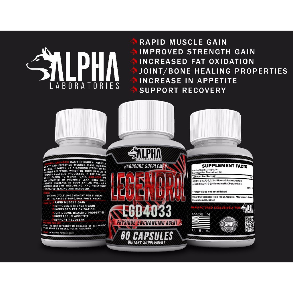 [ALPHA LAB SARMS] LEGENDROL LGD4033 Shopee Malaysia