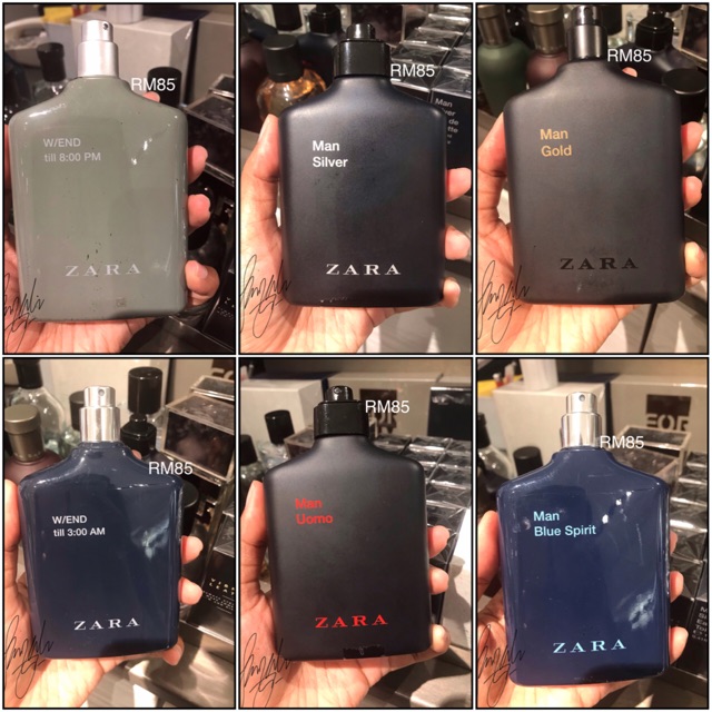 zara man silver and gold