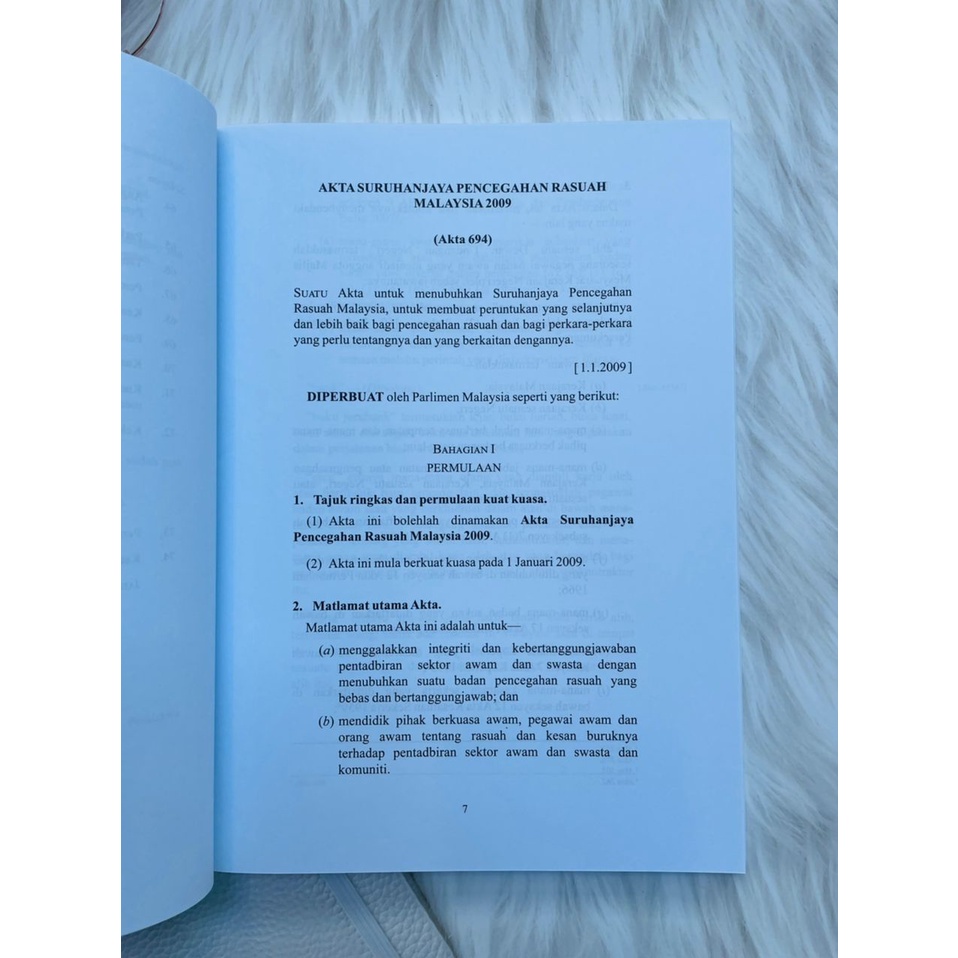 10.12.2020 ! Akta Suruhanjaya Pencegahan Rasuah Malaysia 2009(Akta 