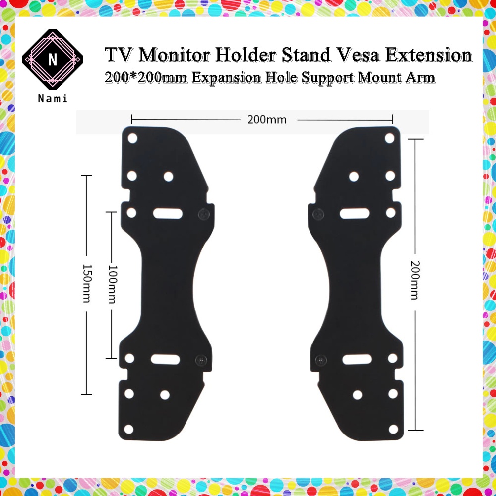 Monitor TV Holder Stand VESA Extension Accessories 200*200mm Expansion Hole Desktop Support Arm 17-32 inch
