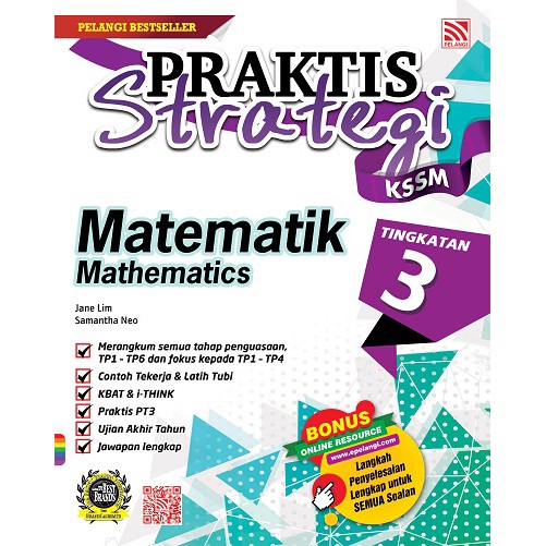 Praktis Strategi Matematik Tingkatan 3 (Dwibahasa) 2019  Shopee Malaysia