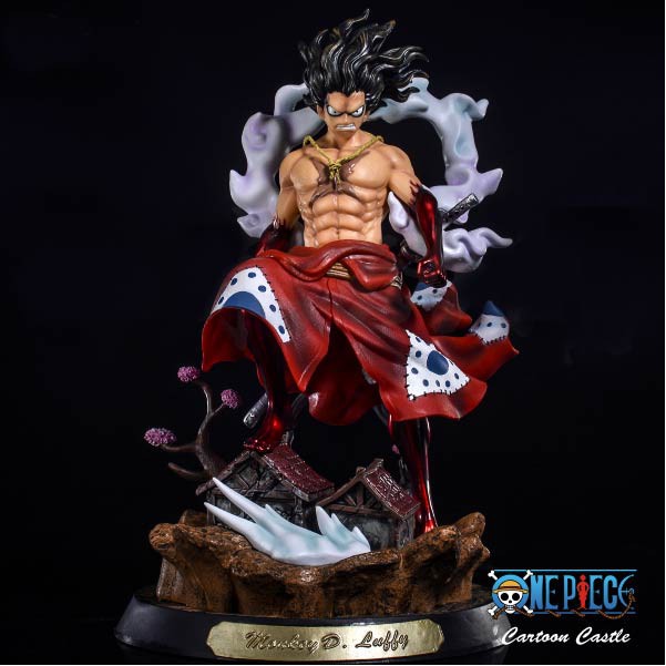 One Piece Anime Wano Country Luffy Gk Gear 4 Large Figure Model Shopee Malaysia