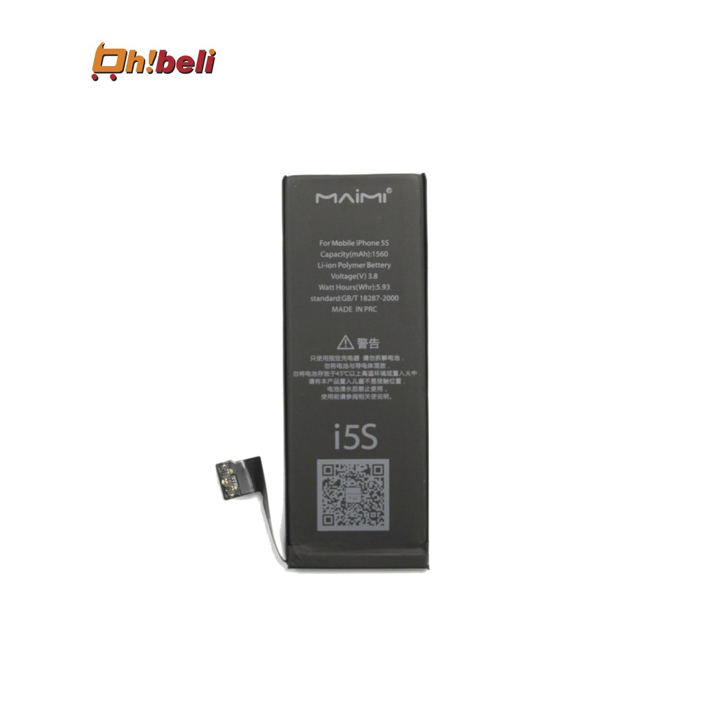 Original Maimi 1560 Mah High Quality Iphone 5s 5c Replacement