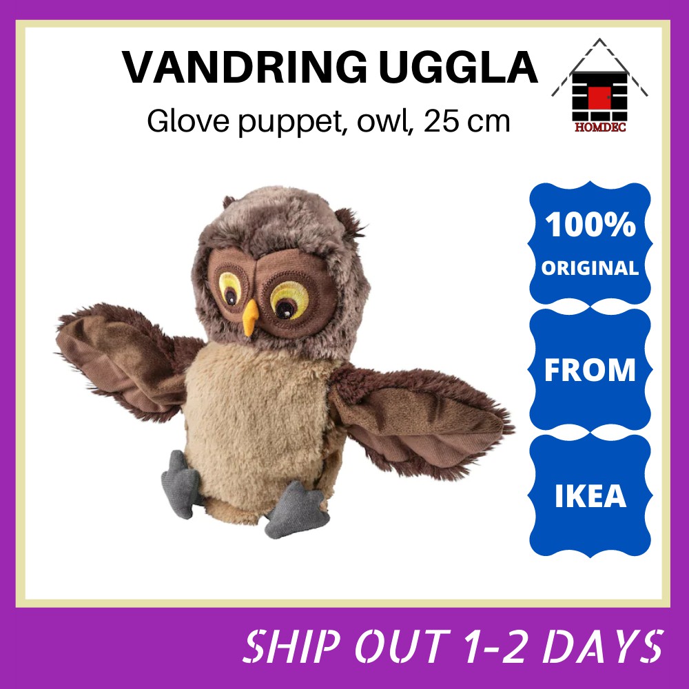 ikea owl puppet