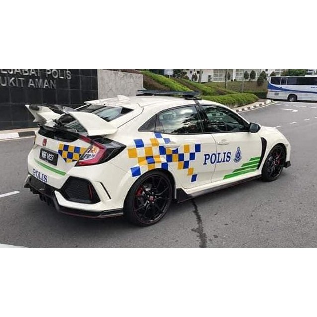 Honda Civic TYPE R FK8 Malaysia Patrol Police Car TOMICA TOMY TAKARA AEON #56