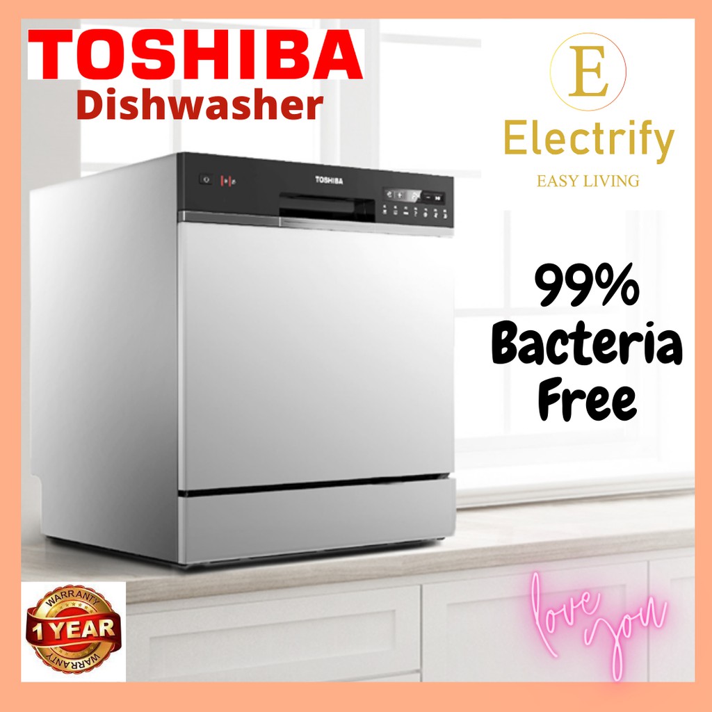 Toshiba Tabletop Dishwasher DW08T1(S)MY Shopee Malaysia