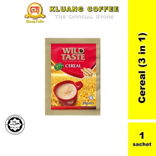 Kluang Wild Taste Cereal 3 in 1 Instant Drink (1 sachet x 30gm) Bijiran Sarapan