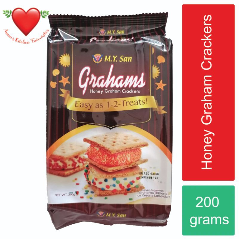 M Y San Honey Graham Crackers Halal 200g Shopee Malaysia