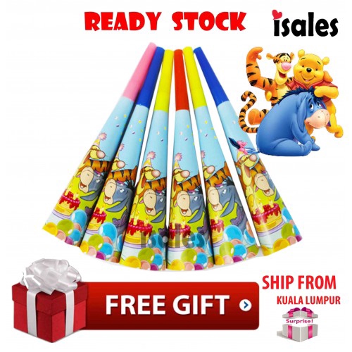 Party Decoration Supplies 6pcs Party Horn Isales Winnie The Pooh