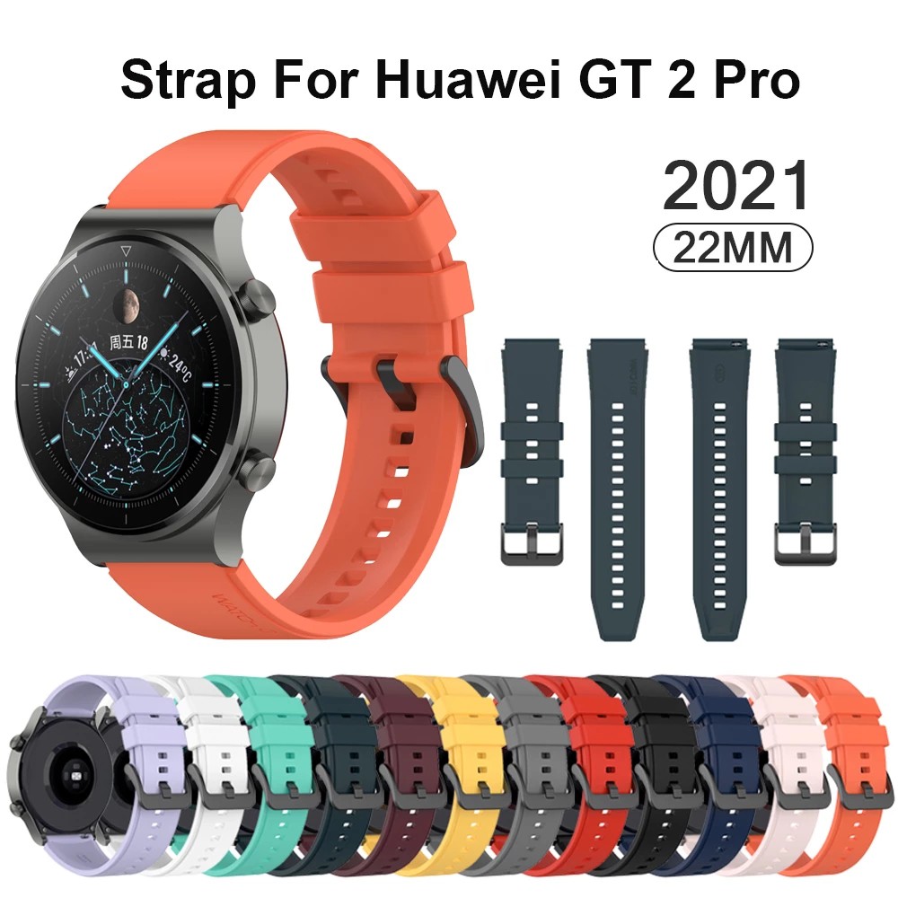 Huawei GT2 Pro official 22mm silicone watch strap, Huawei GT2 Pro