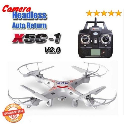 RC Quadcopter Drone HD 0.3MP Camera 8 Minutes Syma 2G X5C1 4CH 6Axis
