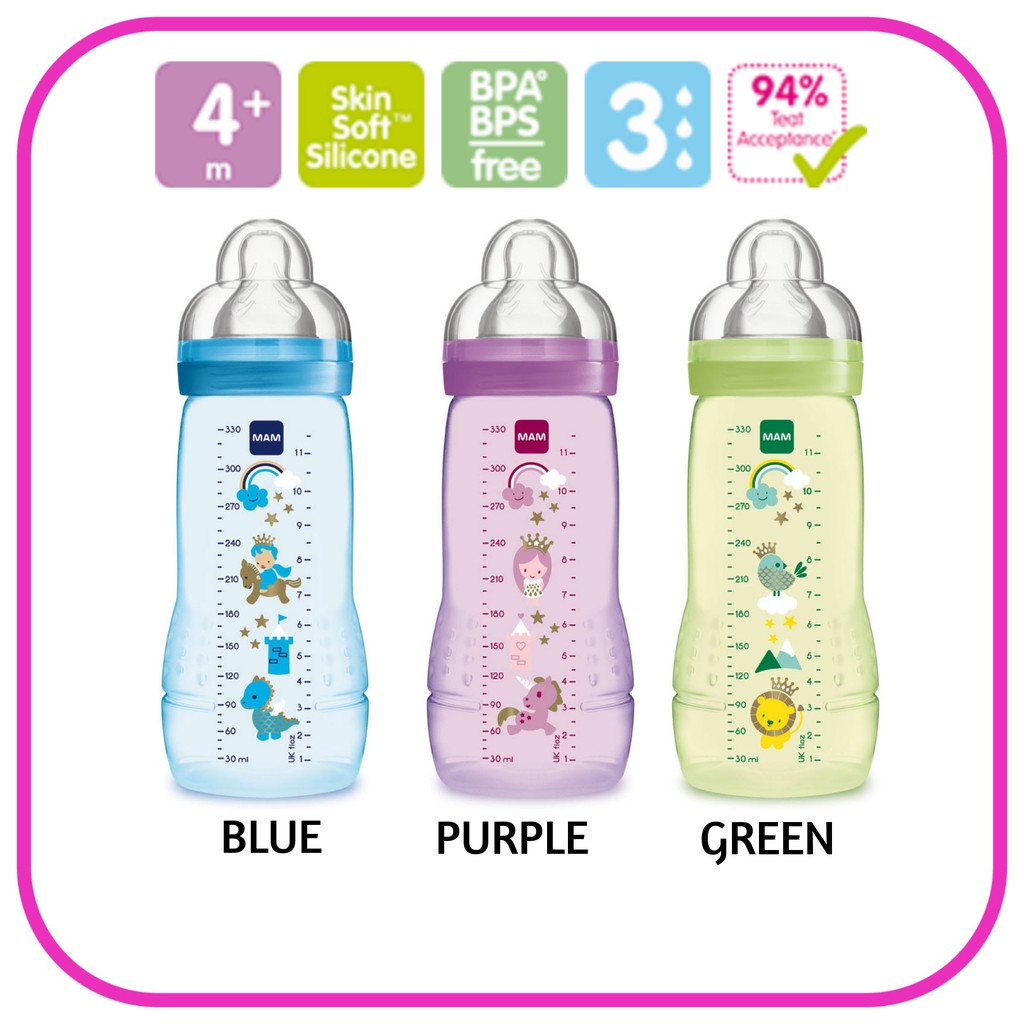 MAM EASY ACTIVE 11OZ BOTTLES Shopee Malaysia